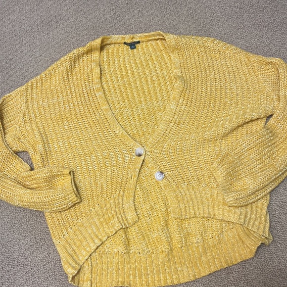 EUC Wild Fable Slouchy Gold Cardigan XS - Picture 5 of 13
